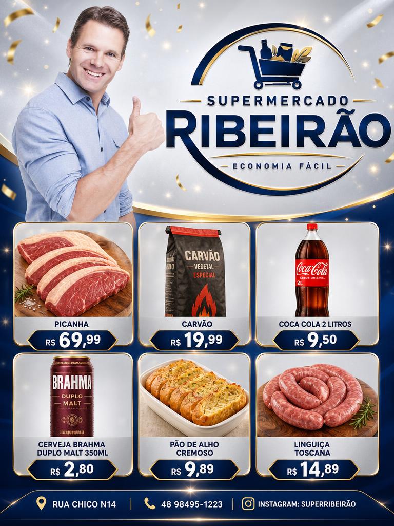 Encarte de supermercado — ofertas da semana